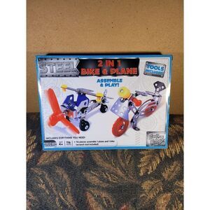 Anker Play Steel 2-in-1 Bike and Plane Kit- NIB